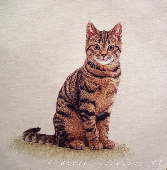 Coupon Tissu Panneau Tapisserie Chat Tigre Roux Tissu Etsy Coupon Tissu Panneau Tapisserie Chat Tigre Roux Tissu Etsy