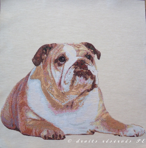 Christmas Fabric Quilting SewingCraft Panel Bulldog