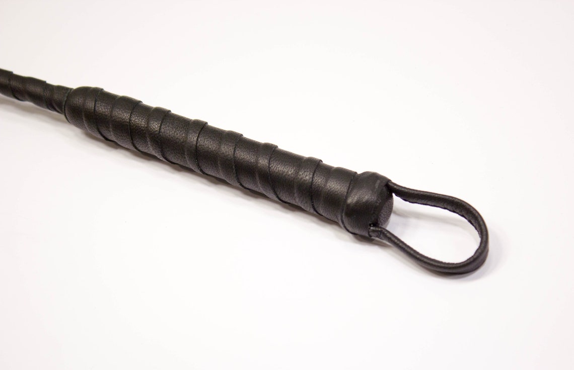 BDSM Leather Stack. Leather Stick. Genuine Leather Swaggerstick