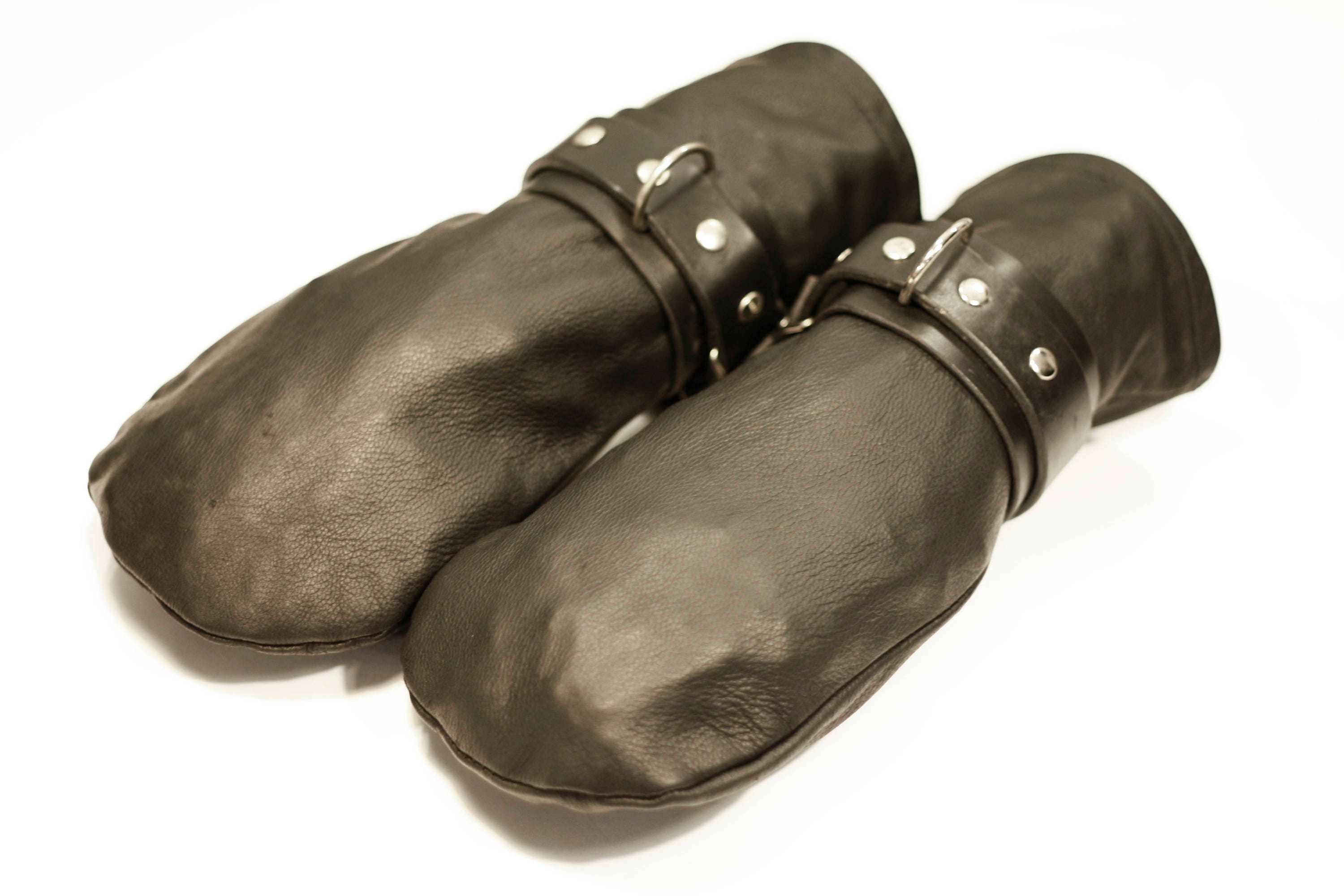 BDSM FIST MITTS Leather Restraints Hand Restraints. Etsy