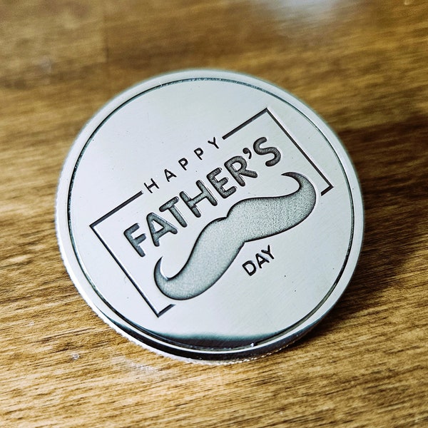 Fathers Day Commemorative Coin Personalized Gift