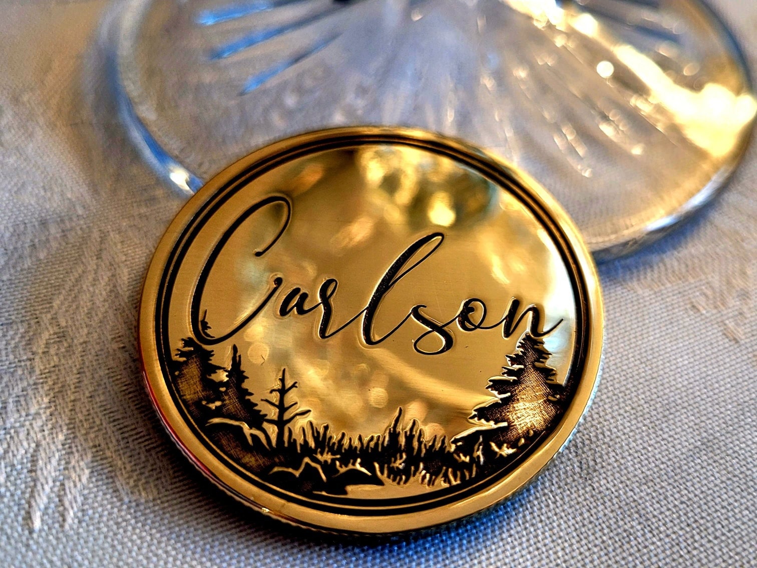 Personalized Engraved Brass Commemorative Coin - Ideal for ...