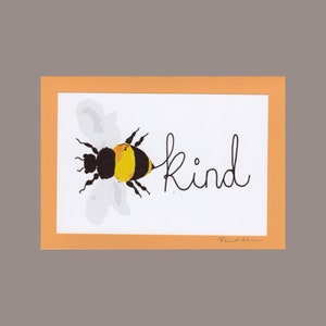 Carte aimable d'abeille | Rhonda Koch Artiste | Art de l'aquarelle