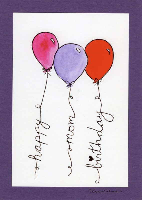 Happy Birthday Mom Drawing