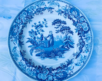 Spode Blue Room Collection Girl at Well 10.5