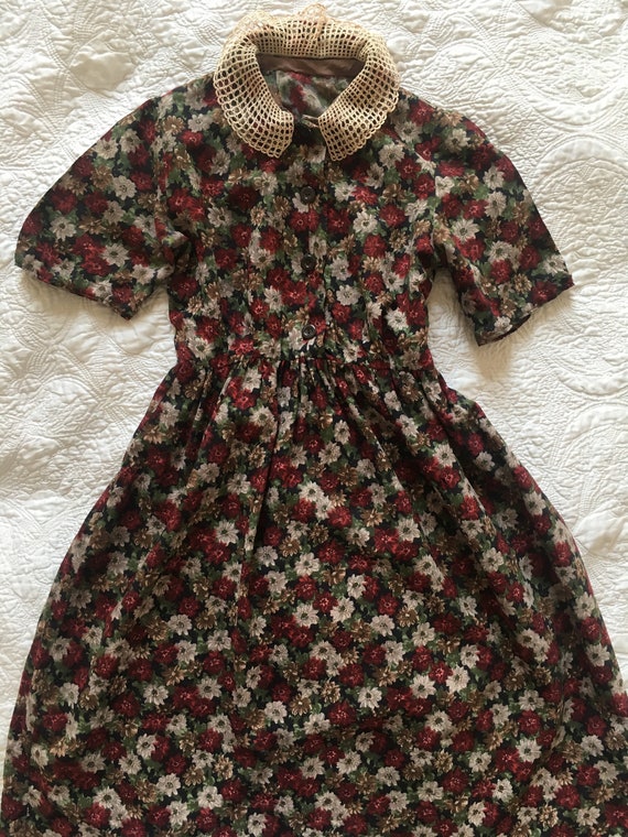 1940 wool dress