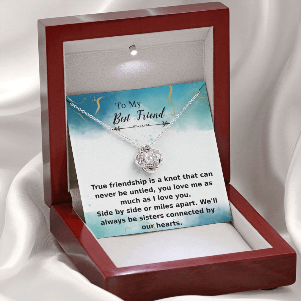 Galentines day necklace for Best friend Bff gift