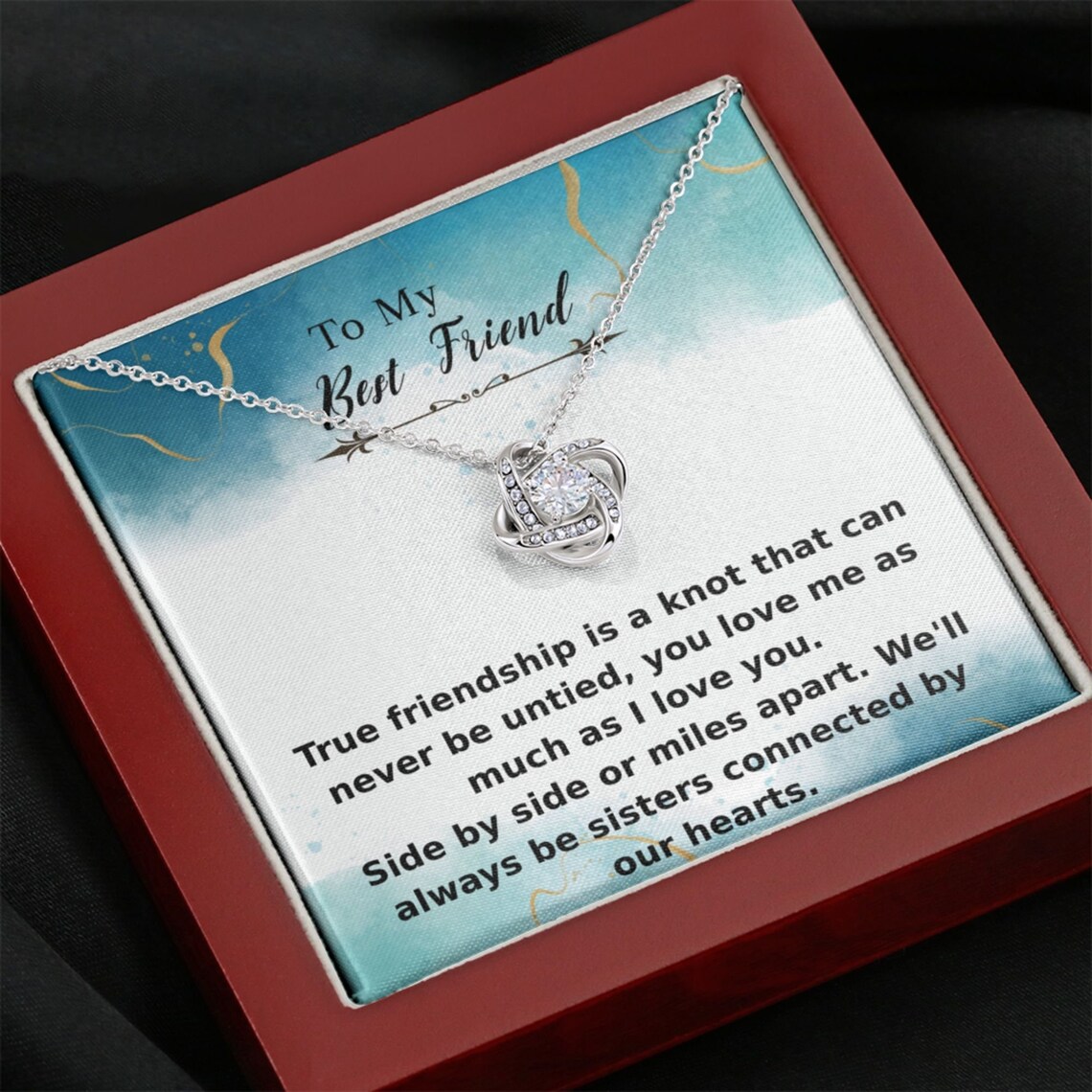 Galentines day necklace for Best friend Bff gift