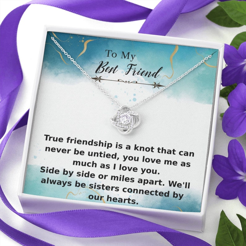 Galentines day necklace for Best friend Bff gift