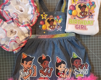 Gracie birthday set, dresses, birthday outfit