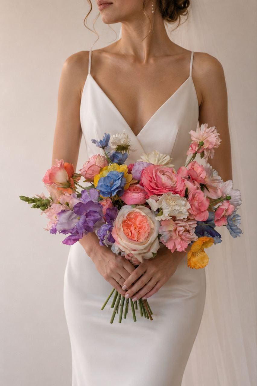 Colorful Wedding Bouquet