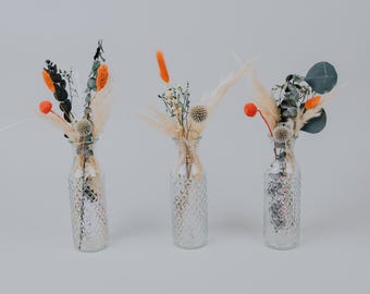 Rustic Wedding Centerpiece, Dried Flower Arrangement, Boho Table Decor, Neutral Wedding Flowers, Vase Not Included