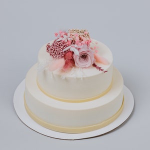 Flowers Cake Topper/ Blush pink Wedding cake decoration/Greenery Decoration for cake/Wedding Cake Toppers/Floral Cake Decoration/