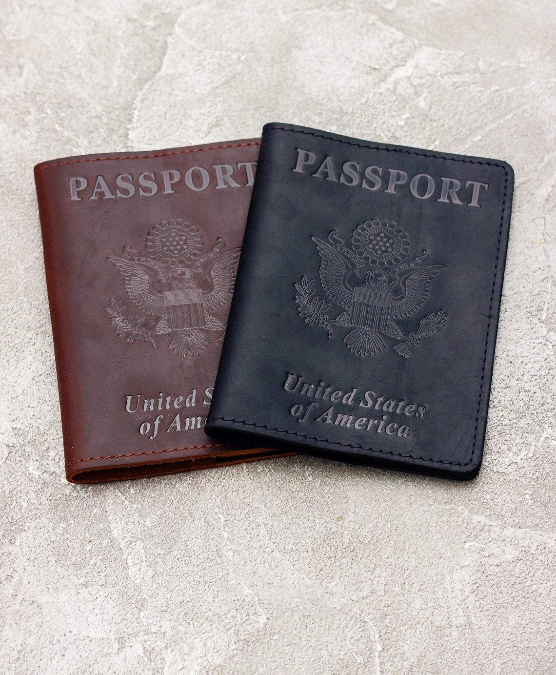 Personalized Leather USA Passport cover USA Passport holder Etsy