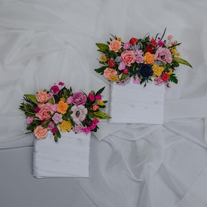 Colorful Pocket Boutonniere/Spring Wedding Lapel Flowers/ Bright Floral Boutonniere for Groom/Prom/Fiesta or Garden Wedding/Vibrant wedding