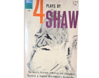 4 Plays By GeorgeBernard Shaw/Vintage Paperback Book/1963