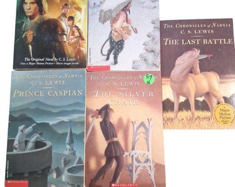 The Chronicles Of Narnia 1994-1995 Paperback Collection/Prince Caspian/The Siver Chair/The Last Battle/The Lion, Witch & The Wordrobe Books