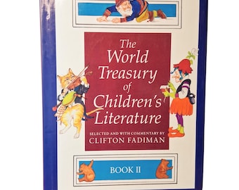 The World Treasury Of Children's Literature Book 2/Hardback Book With D.J./True 1st Print 1st Edition 1984