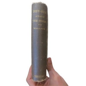 Rare 1880 First Edition Ben-Hur A Tale Of The Christ By Lew Wallace/Guilt Lettering/Includes Special Feature List Of Popular Novels & Price