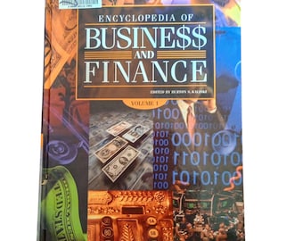 Encyclopedia Of Business And Finance Volume 1/2001/Hardback Vintage Book/Self Help Books