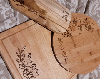 Engraved and personalized cutting boards logos or specific designs Active