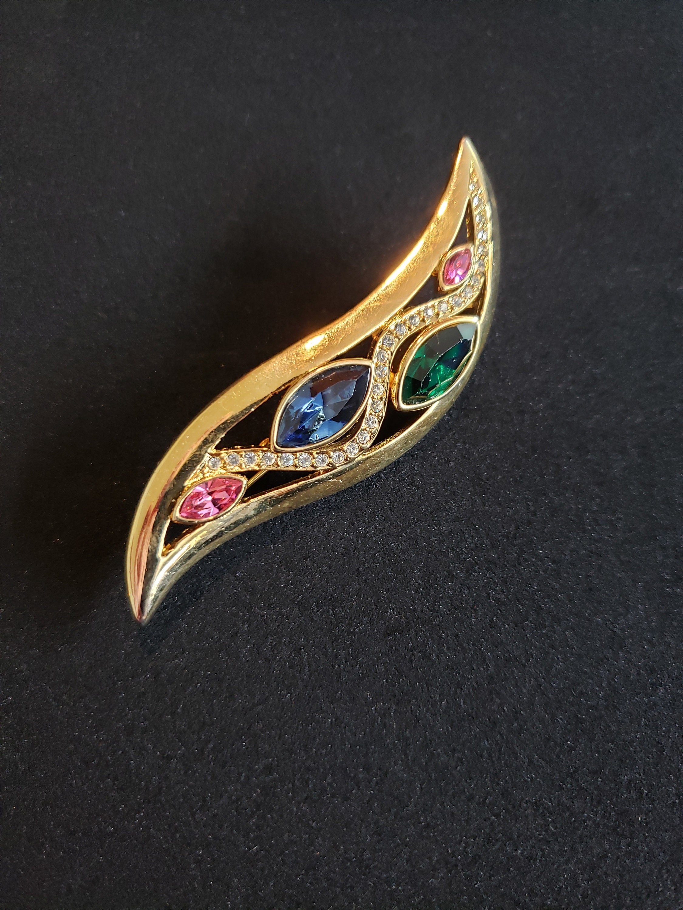 Balmain Brooch - Etsy
