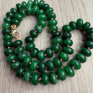 Hand Knotted Beaded Gemstone Necklace