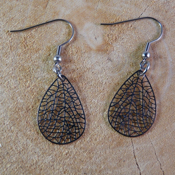 boucles d'oreilles goutte d'eau