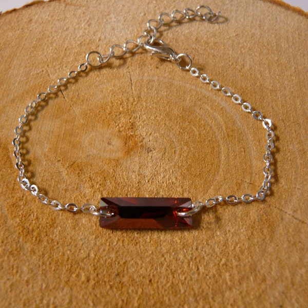 Bracelet swarovski Rouge ou Noire