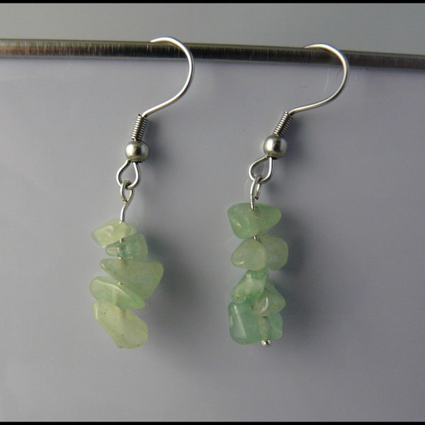 boucles d'oreilles Aventurine