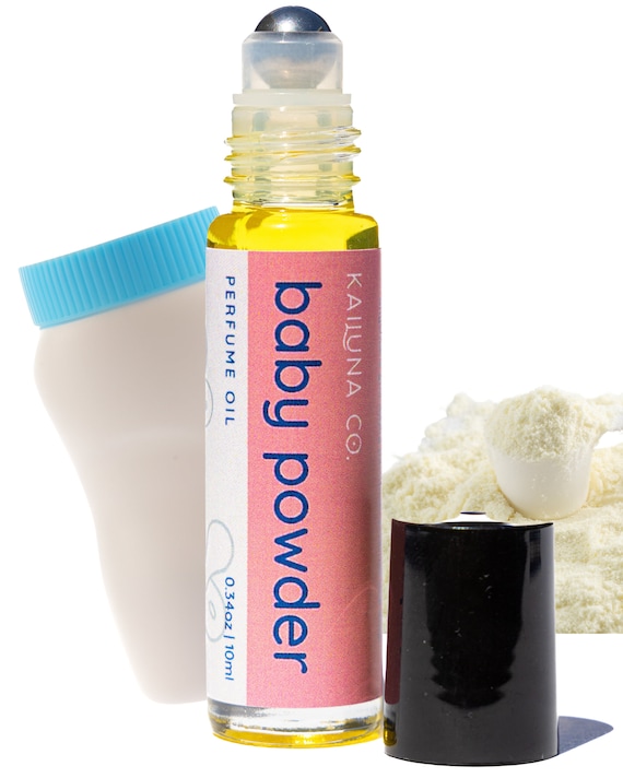 Baby Powder Pure Essential Oil Roll on With Organic Jojoba Oil, A Perfect  Baby Shower Favor, Made in California 