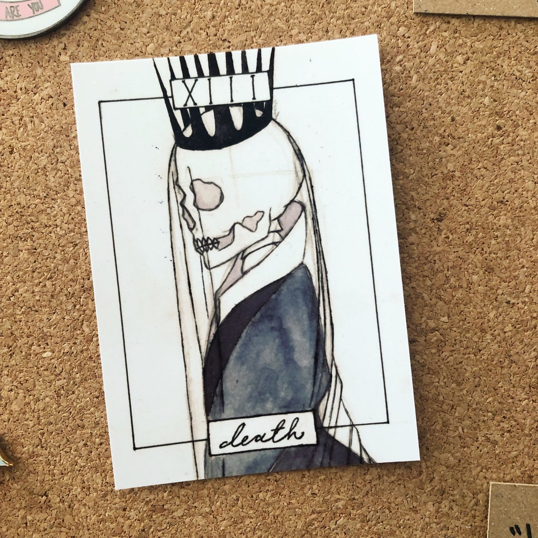 XIII Death Tarot Card Art Print Etsy xiii-death-tarot-card-art-print-etsy