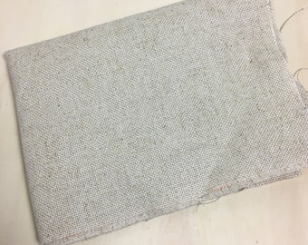 Linen Base Cloth for Oxford Punch Needle Rug Hooking, 0.5 meter piece