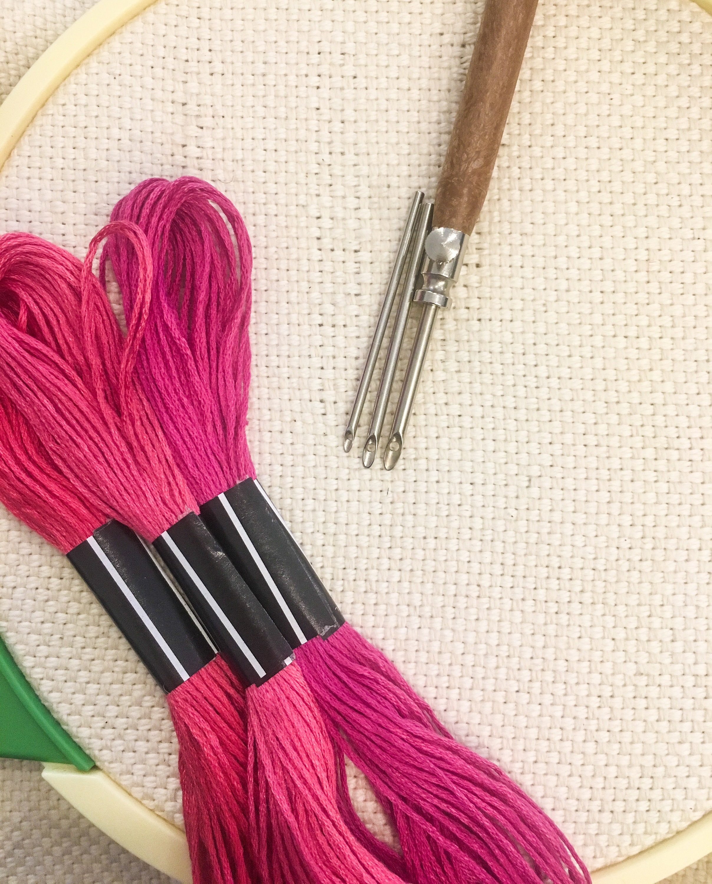 Lavor Punch Needle Rug Hooking Punch Needle fine yarn Etsy