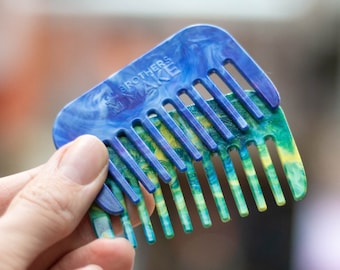 Pocket EDC Combs | 100% Recycled Plastic | Eco Friendly | Every Day Carry | Beard Handbag Comb | Gifts for Him