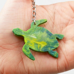 Ocean Kunststoff Schlüsselanhänger | 100% Recyclingplastik | Nachhaltige Schlüsselanhänger |  Geschenke für Kinder | Party Taschenfüller | Schultüte | Umweltfreundlich