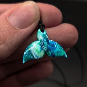 Whale Tail Necklace | Lightweight Pendants | Ocean Plastic | Sustainable Jewellery | Māori Pendant