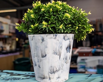Recycled Plastic Plant Pots | Sustainable Indoor Plant Pots | Succulent Pot | Ocean Plastic | Home Decor