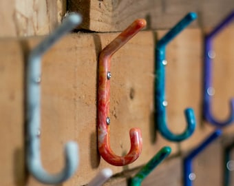 Coat Hooks | Recycled Plastic | Eco Home | Wall Mounted Hallway Hooks | Gift Ideas | Hat Hooks | Modern Colourful Home Decor