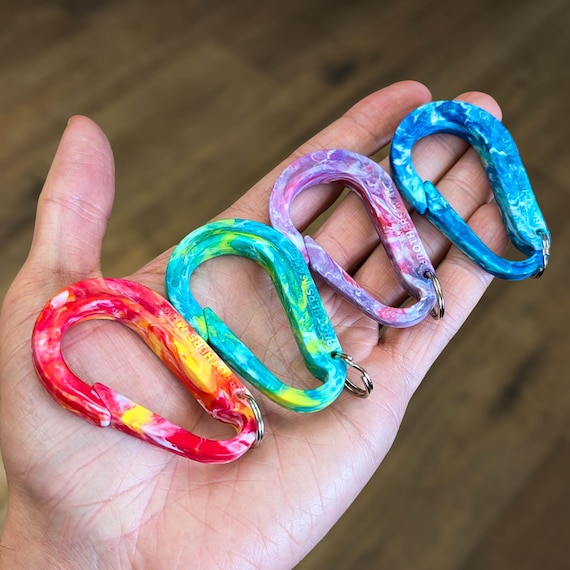 Carabiner Key Clip (4-pack) | EDC Gift | Keychain | 100% Recycled