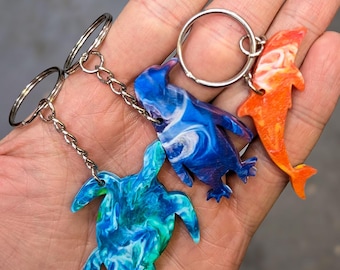Recycled Ocean Plastic Keyrings: Eco-friendly School Bag Charm