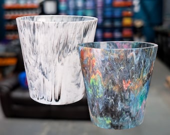 Recycled Plastic Succulent Pot (2 Pack) | Eco-Friendly Indoor Cacti Pots
