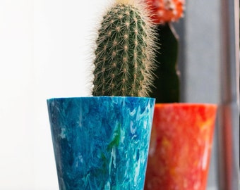 Eco-Friendly Succulent Plant Pot made from 100% Recycled Plastic | Sustainable Indoor Plant Pots | Cacti Pot | Indoor Plant Pot | Home Decor