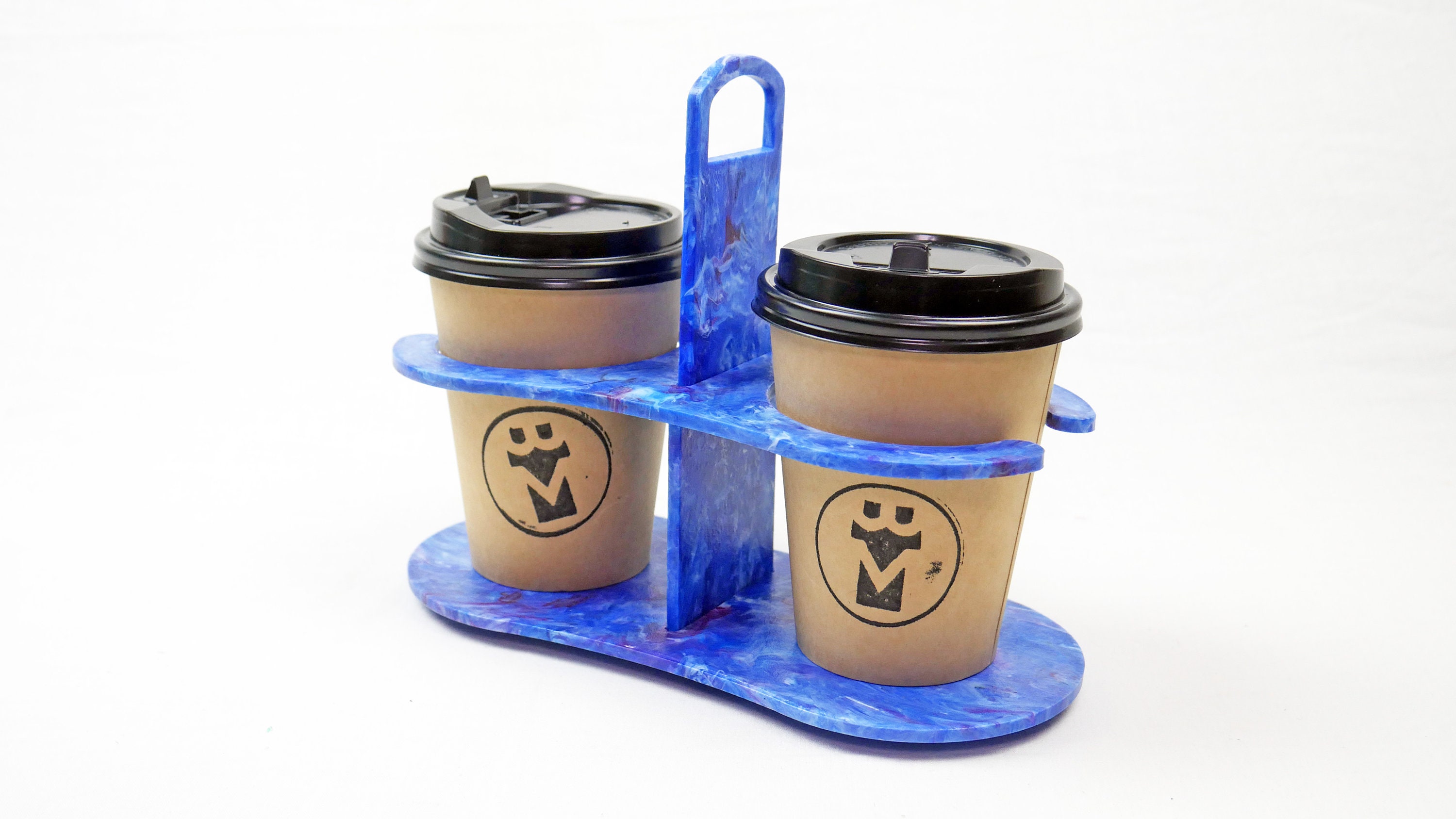 2Cup Coffee Caddy made from 100 Recycled Plastic Etsy