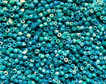 Recycled Ocean Plastic Beads: 4mm Jewellery Making Supplies (50-Pack)