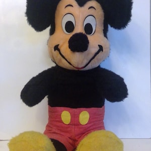 Mickey Mouse Keychain Disney Store Plush Clip NEW w Tags MINT