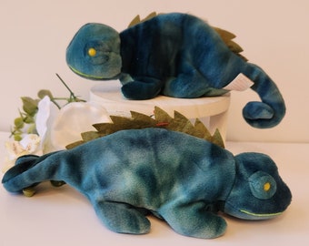 Iggy the Iguana ,  dark  Tyedye, Ty Beanie Babies /97