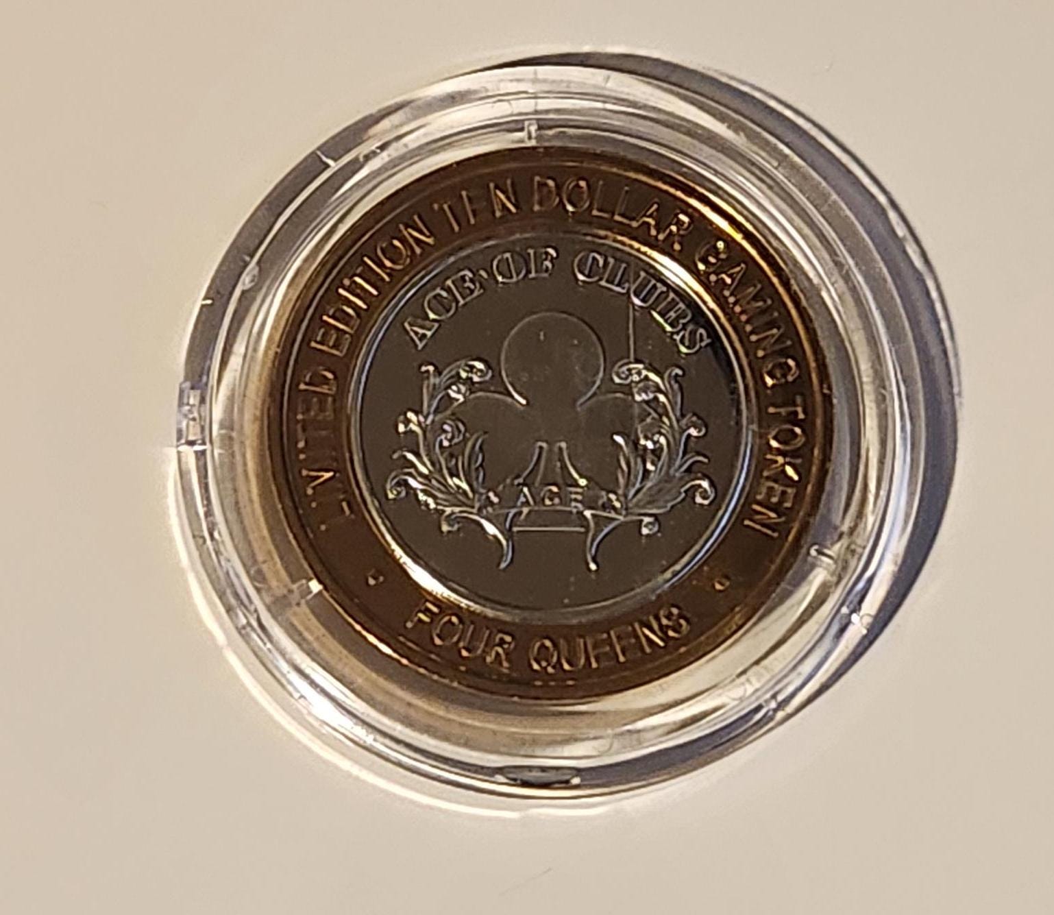 Four Queens Limited Edition Ten Dollar Gaming Token / Las Vegas