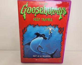 Vintage Goosebumps Deep Trouble DVD RL Stine Scholastic Kids Horror Purple Case Pre-Owned