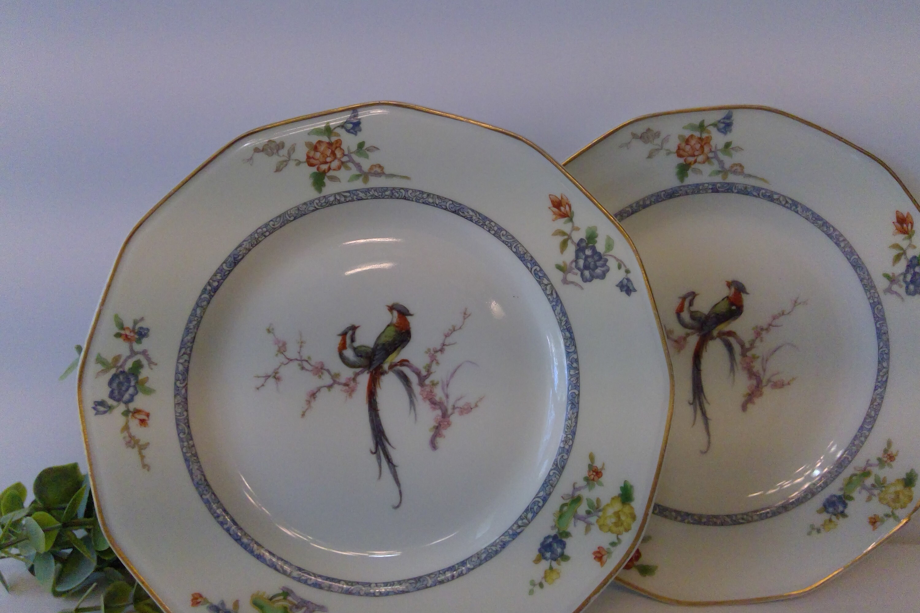 Limoges PARTHENON プレート 皿 ネイビー&ゴールド Limoges PARTHENON プレート 皿 ネイビー&ゴールド Limoges